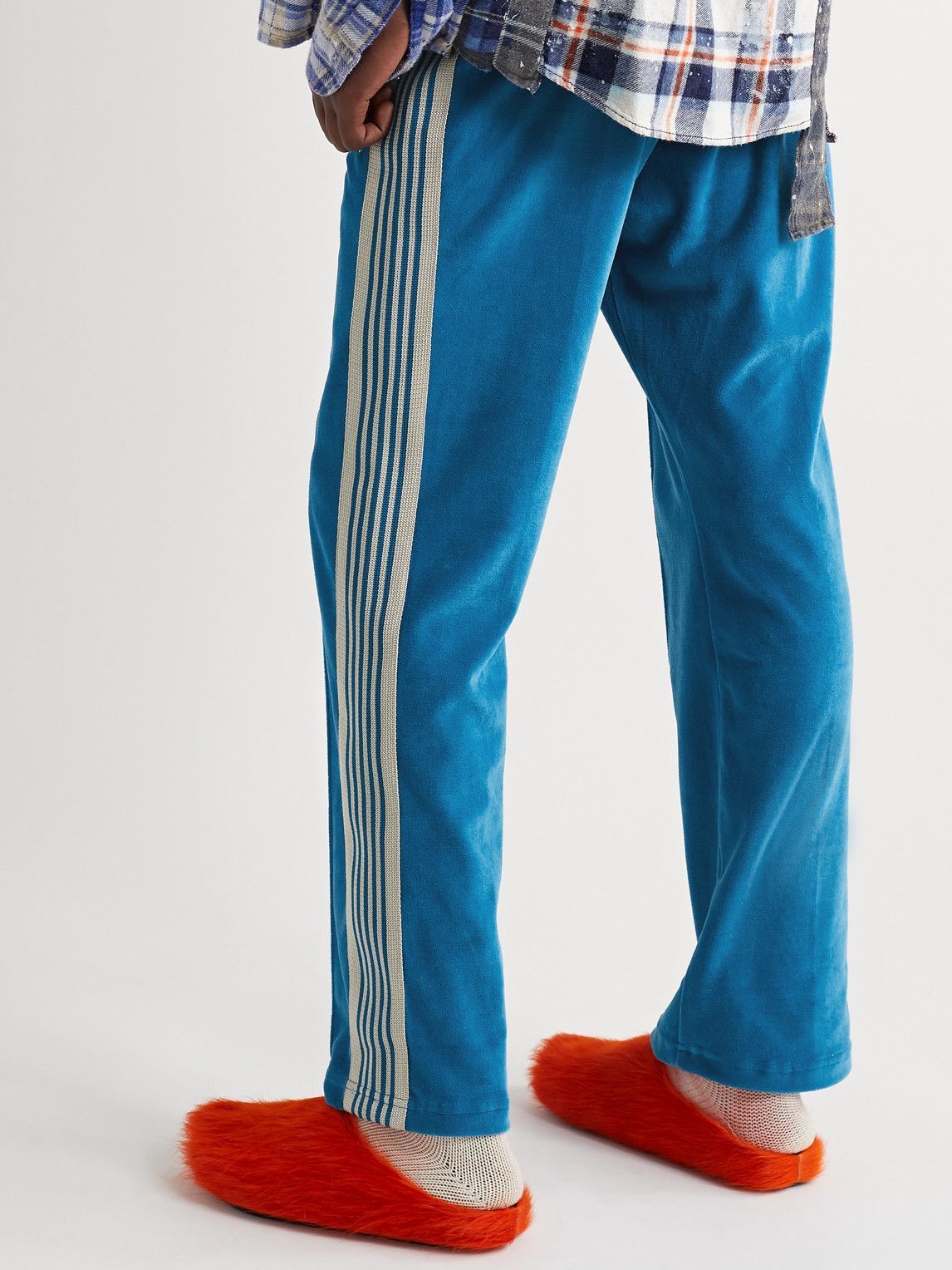 needles track pants blue