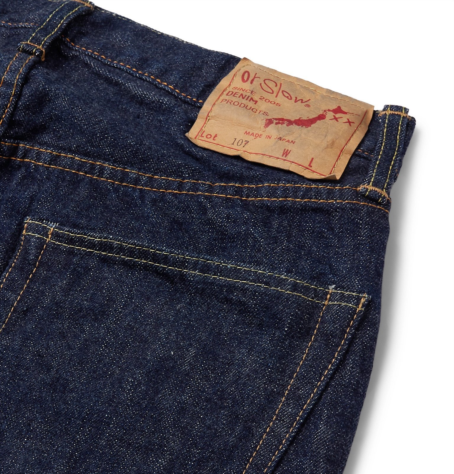 OrSlow - 107 Slim-Fit Selvedge Denim Jeans - Blue orSlow