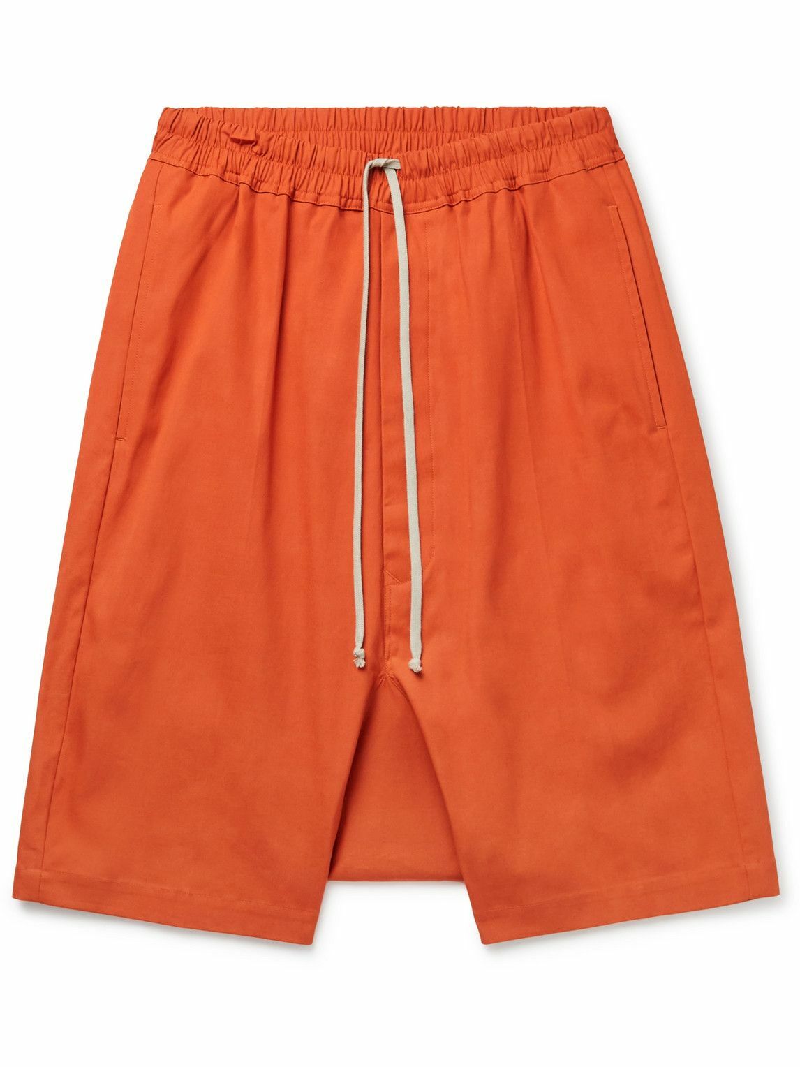 Rick Owens - Rick's Pods Cotton-Blend Poplin Shorts - Orange
