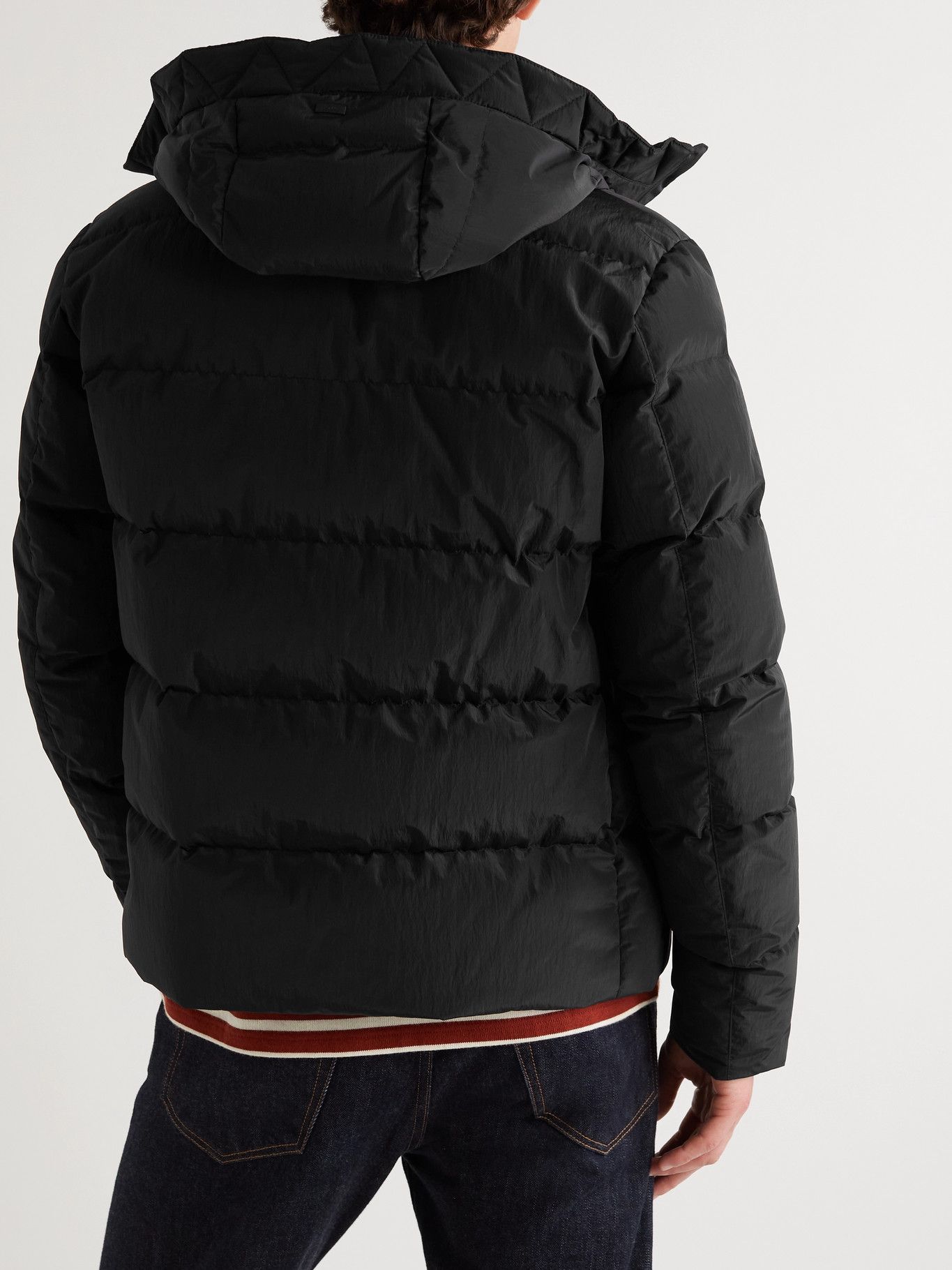 Herno Laminar - Winter Opalescent Slim-Fit Quilted Shell Hooded Down ...