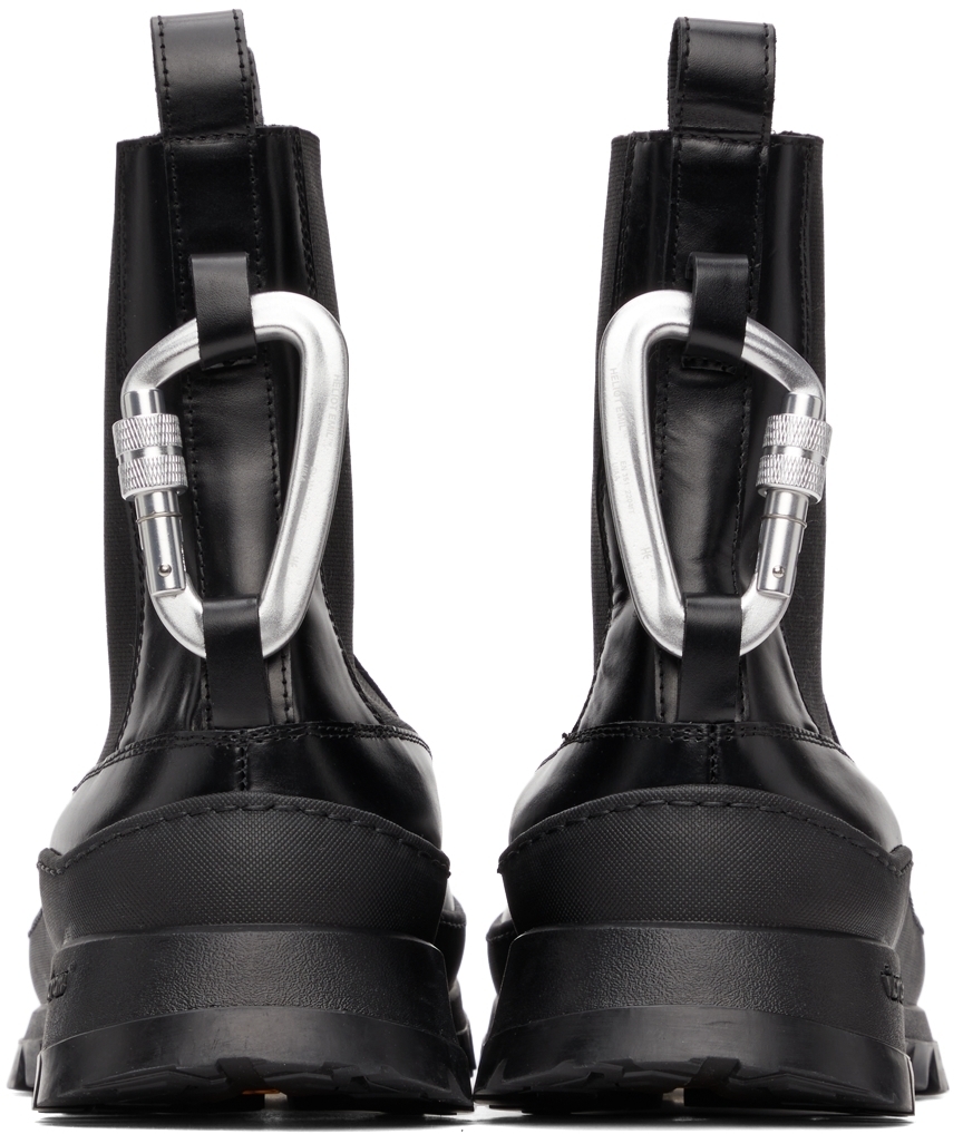 HELIOT EMIL Black Leather Chelsea Boots Heliot Emil
