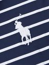 Polo Ralph Lauren - Logo-Embroidered Appliquéd Striped Stretch-Jersey Polo Shirt - Blue