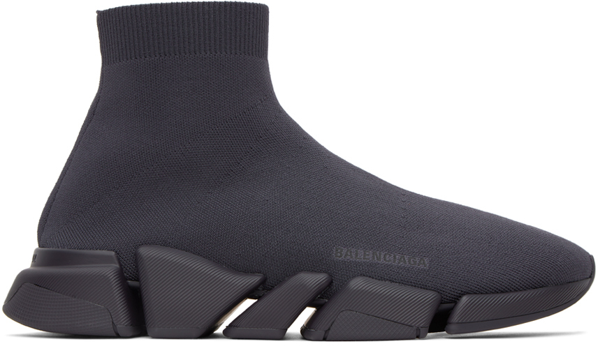 gray balenciaga speed trainer