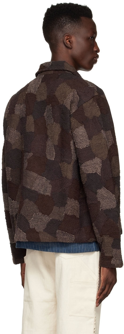 Karu Research Brown Cotton Jacket Karu Research