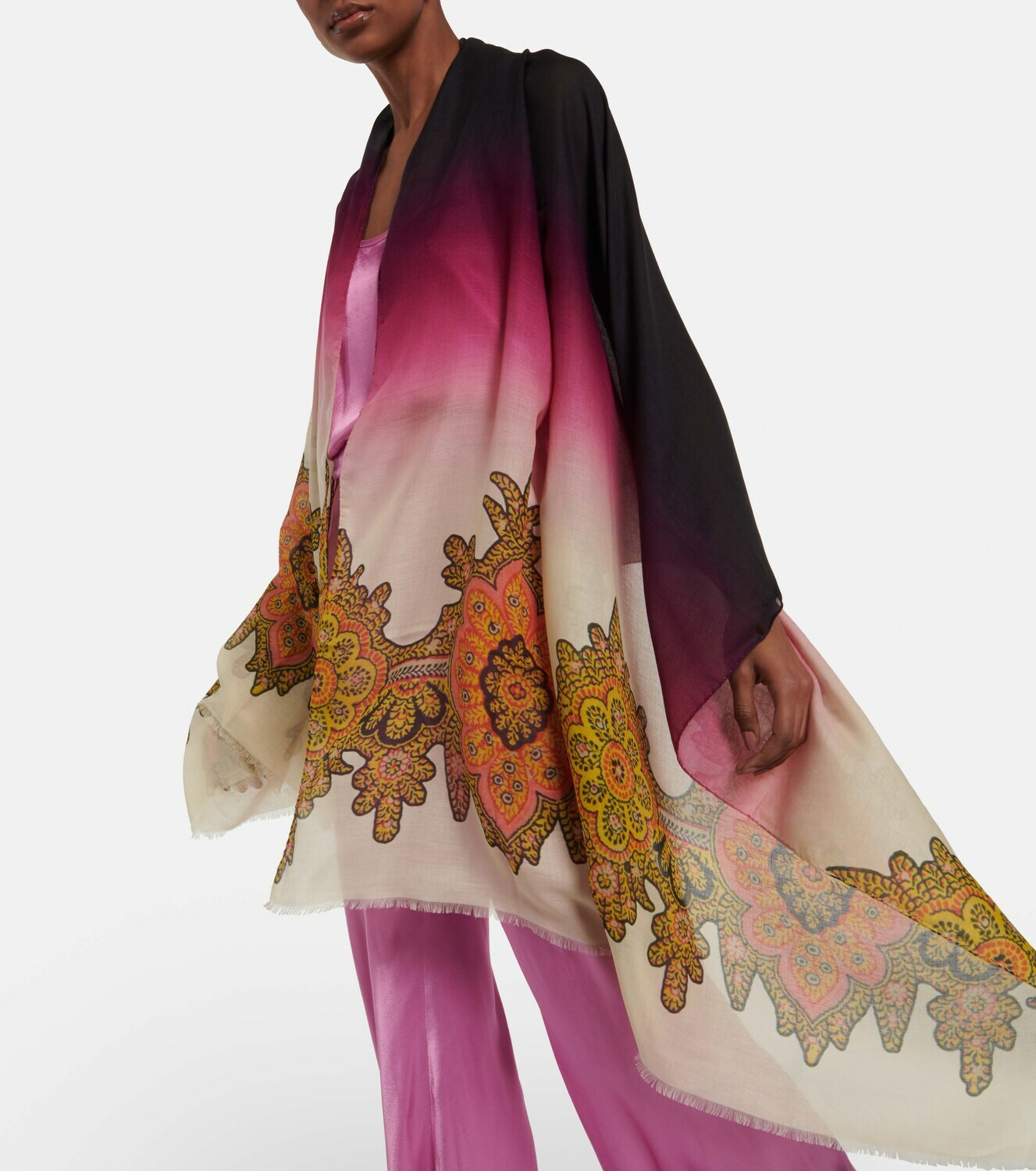 Etro - Printed silk scarf Etro