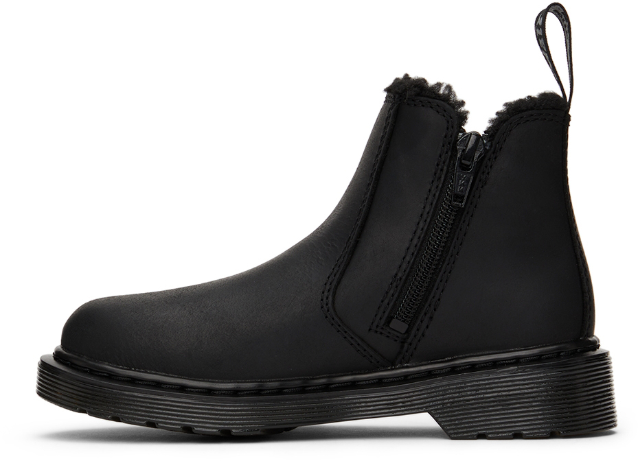 black infant chelsea boots