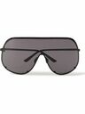 Rick Owens - Shield Aviator-Style Acetate Sunglasses
