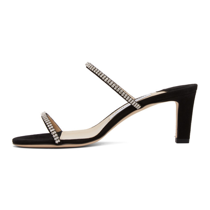 Jimmy Choo Black Brea 65 Heeled Sandals 