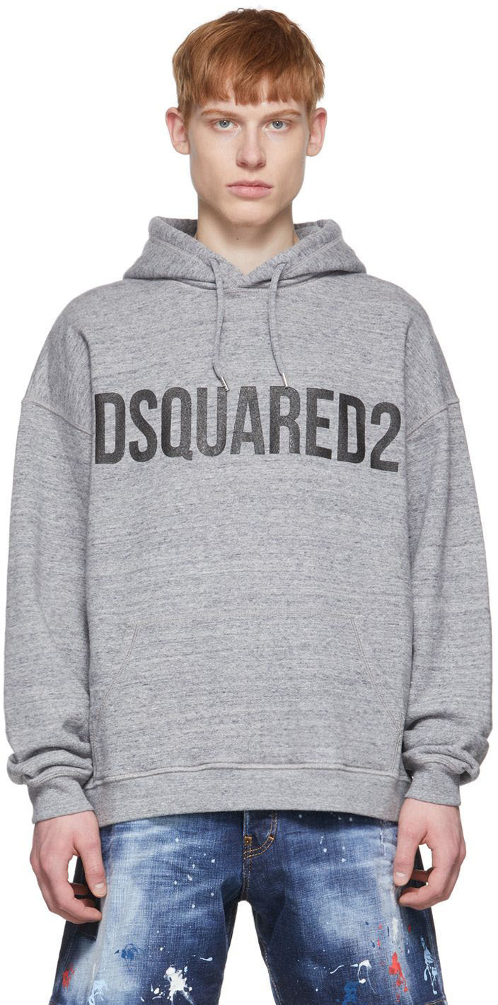 Dsquared2 Red Icon Spray Hoodie Dsquared2