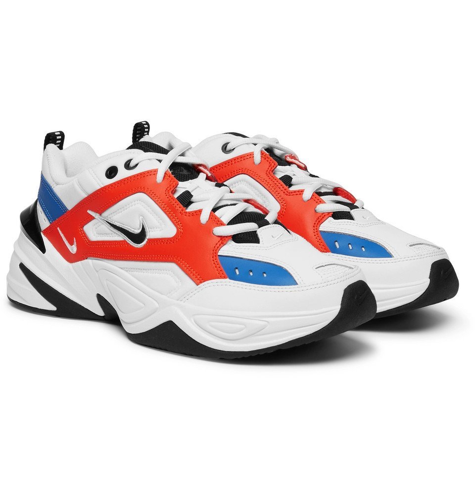 m2k tekno leather sneakers
