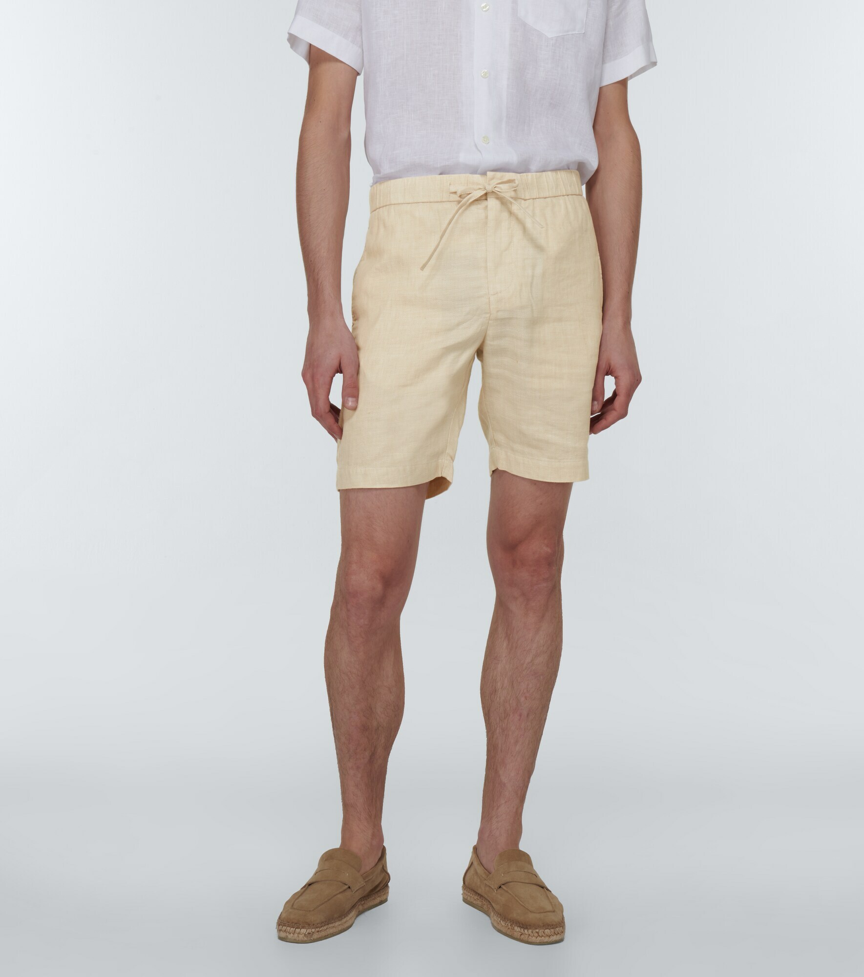 Frescobol Carioca - Felipe linen and cotton shorts Frescobol Carioca