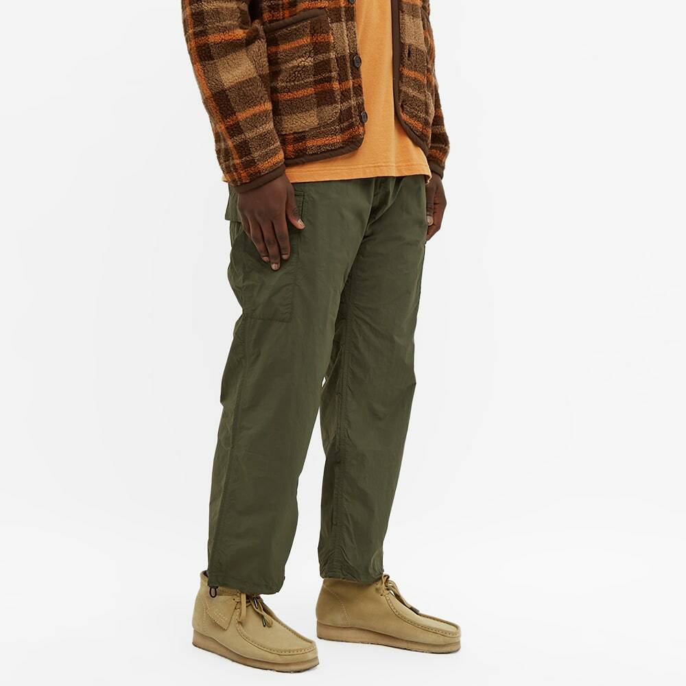 Gramicci Men's Light Nylon Cargo Pants in Olive Gramicci