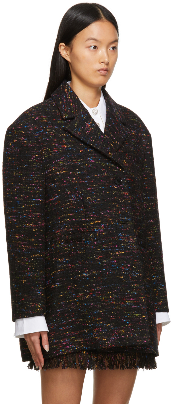 ganni wool blazer