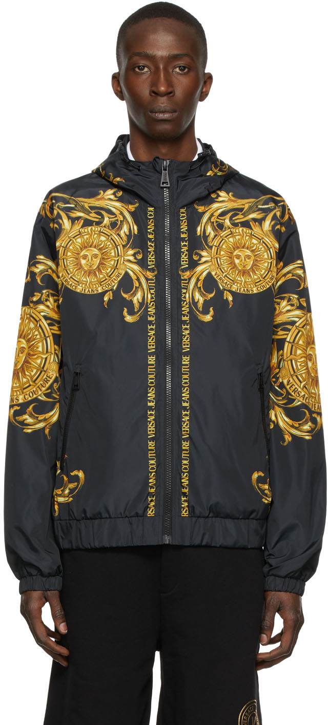 Versace Jeans Couture Black Garland Jacket Versace