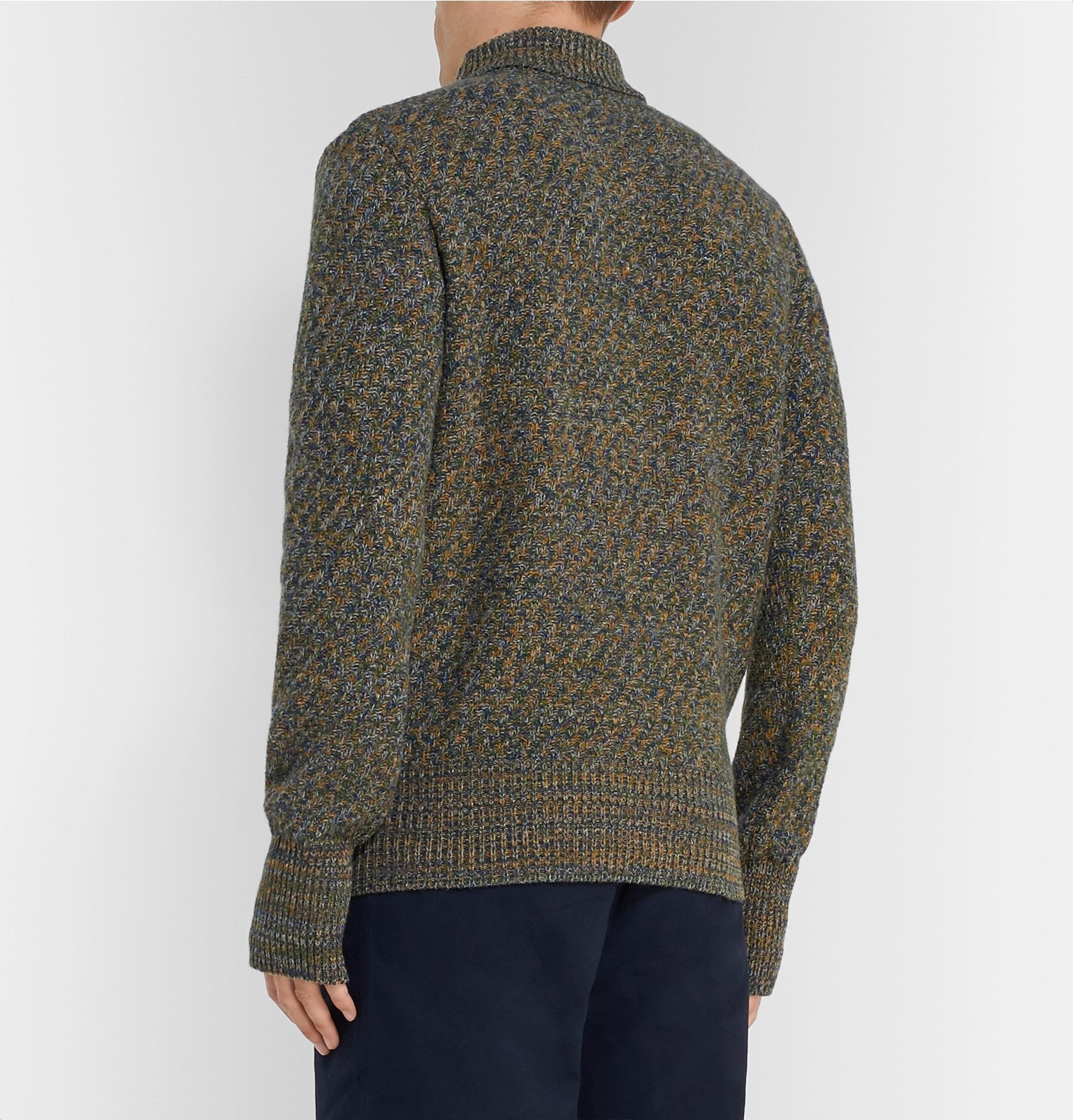 Oliver Spencer - Mélange Wool Rollneck Sweater - Multi
