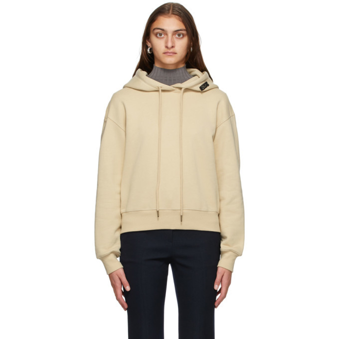 beige cropped hoodie
