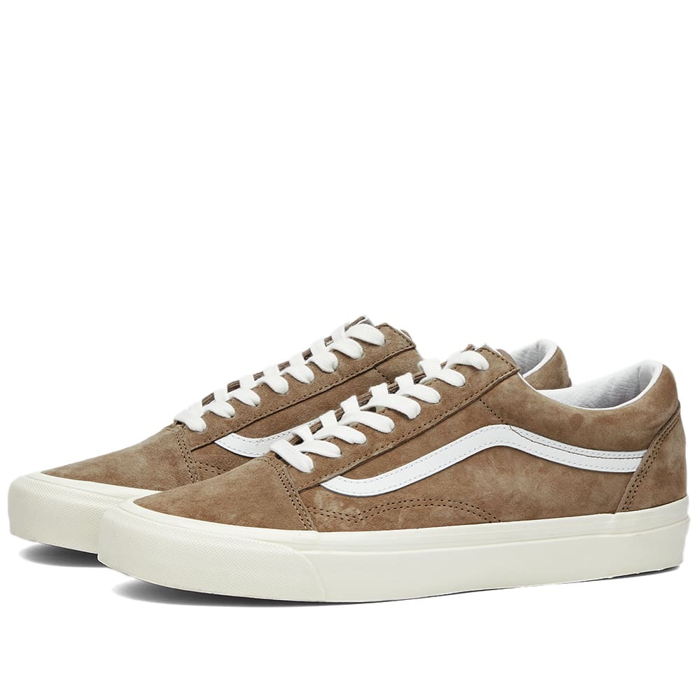 Vans Men's UA Old Skool 36 DX Sneakers in Brown/White Vans