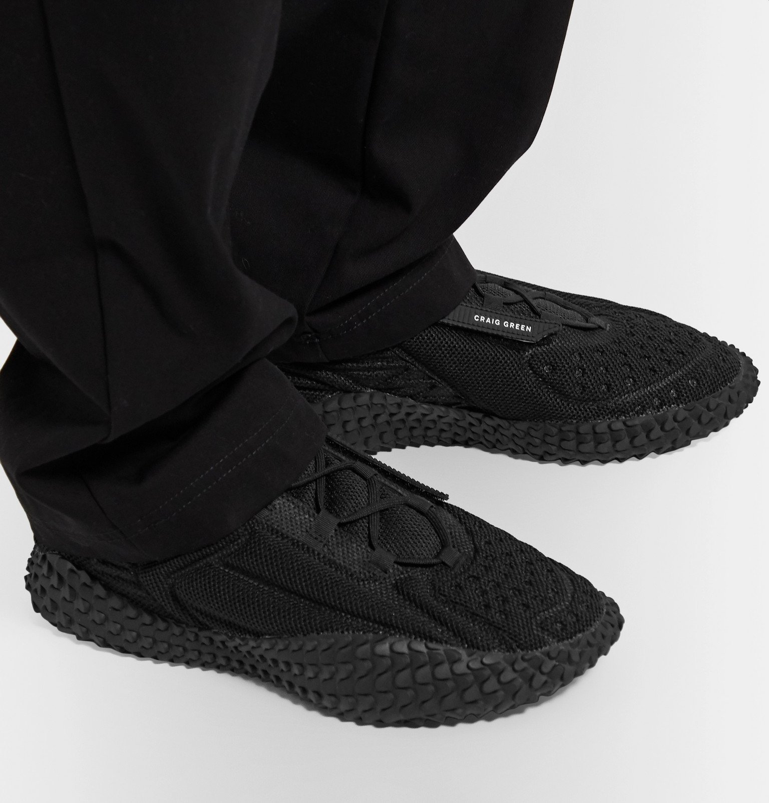 format to bound cover adidas Consortium - Craig Green Kontuur Kamanda I Rubber-Trimmed Mesh  Sneakers - Black adidas Consortium