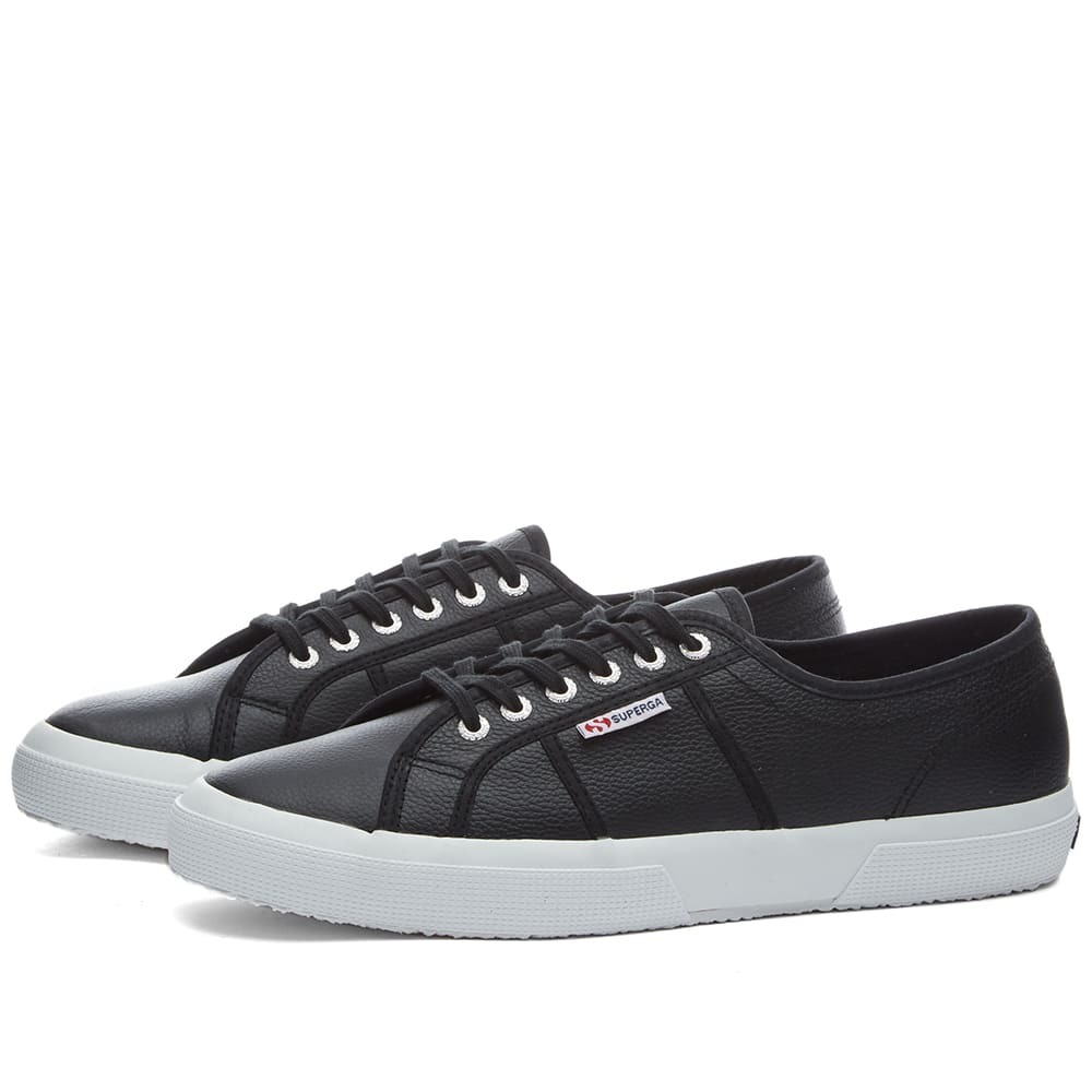 Superga Men's 2750 EFGLU Sneakers in Black/White Superga