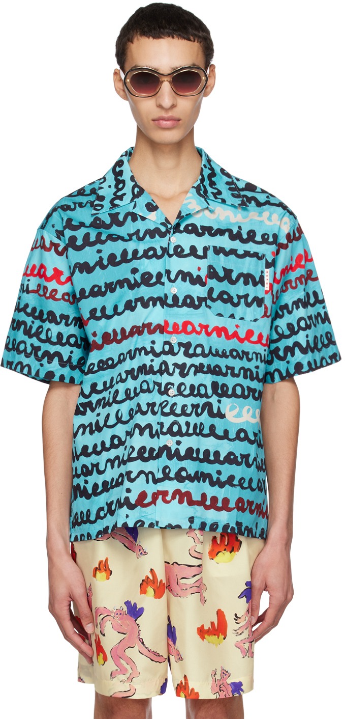 Marni Blue Maremarni Shirt Marni