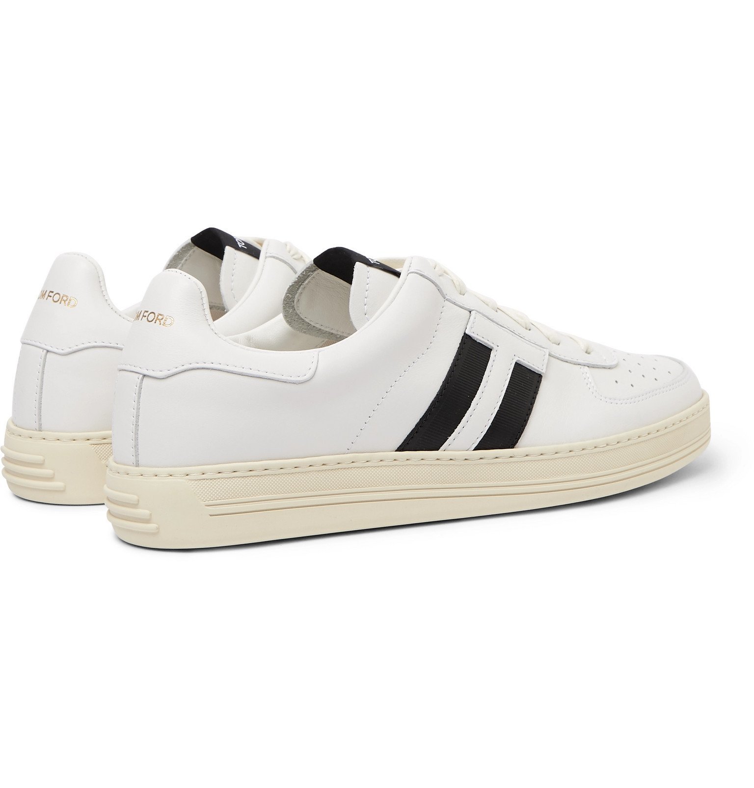 TOM FORD - Radcliffe Leather Sneakers - White TOM FORD