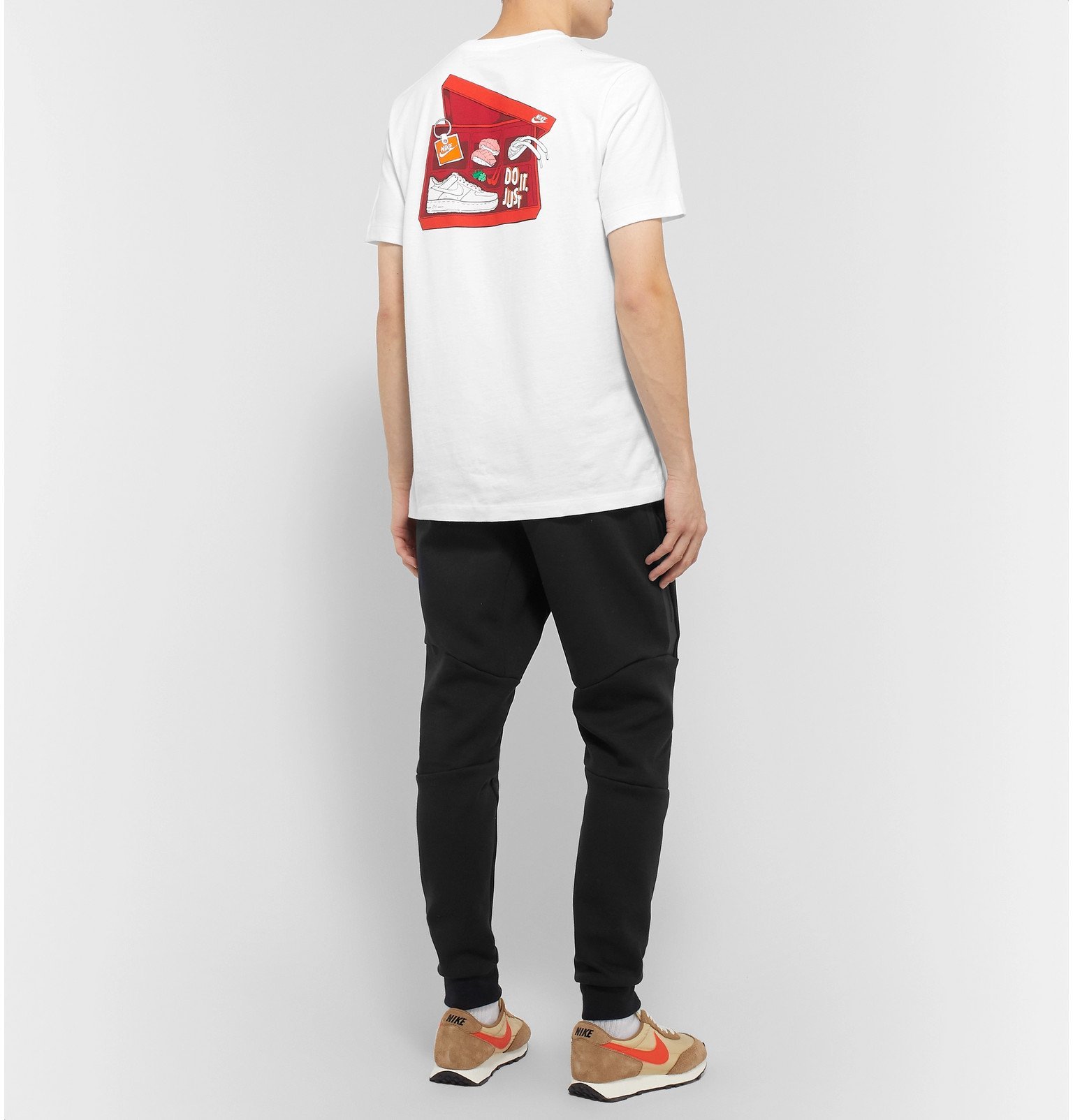 Nike - Printed Cotton-Jersey T-Shirt 