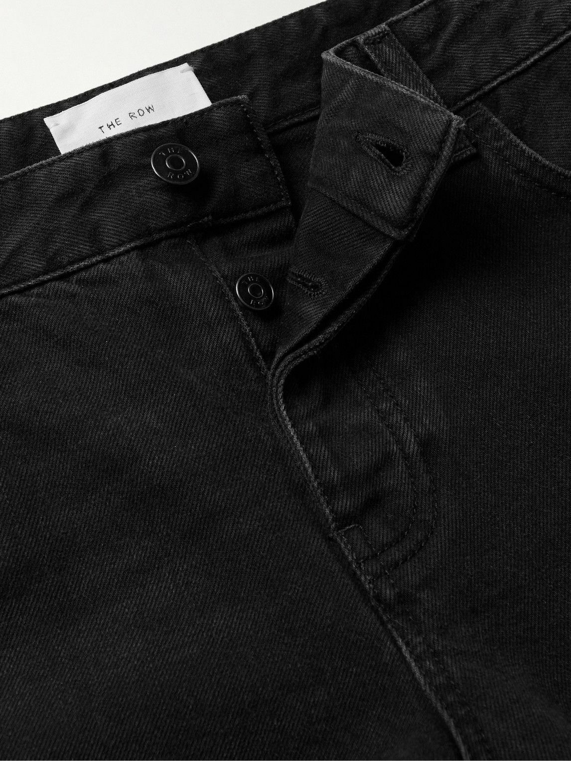 The Row Barrow StraightLeg Jeans Black The Row