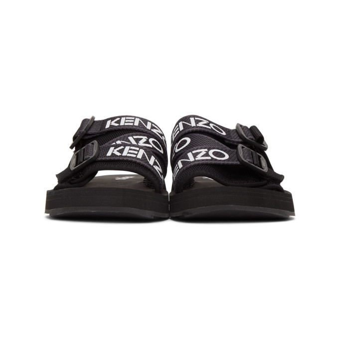 Kenzo Black Papaya Mule Sandals Kenzo