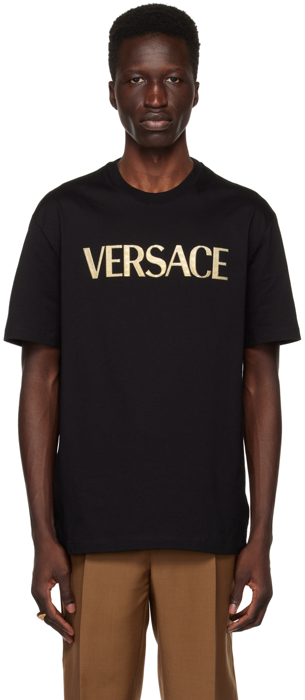 Versace Black Bonded T-Shirt Versace