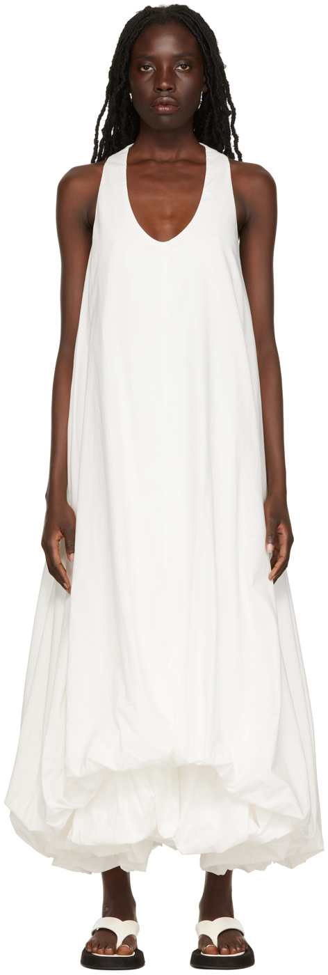 The Row White Capi Maxi Dress The Row