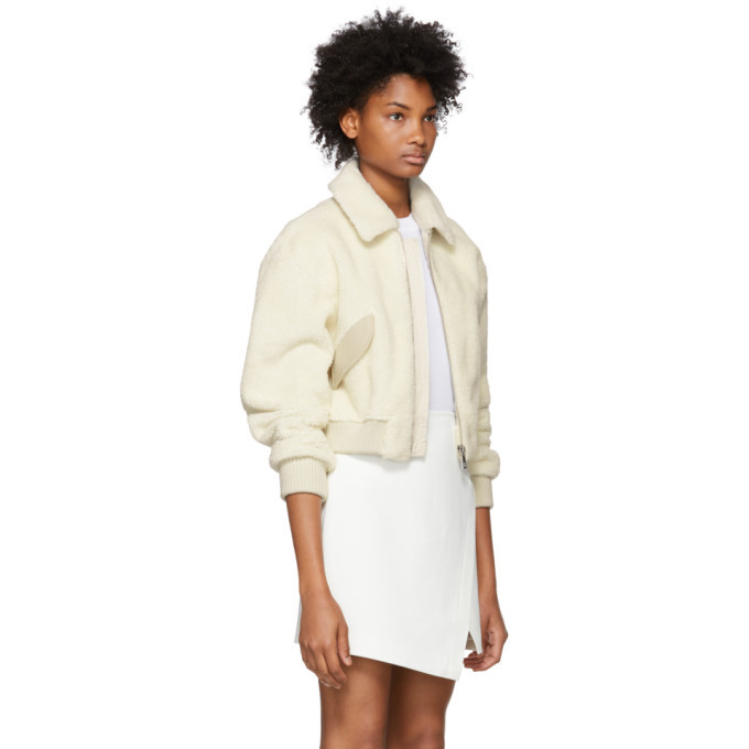 tibi shearling jacket