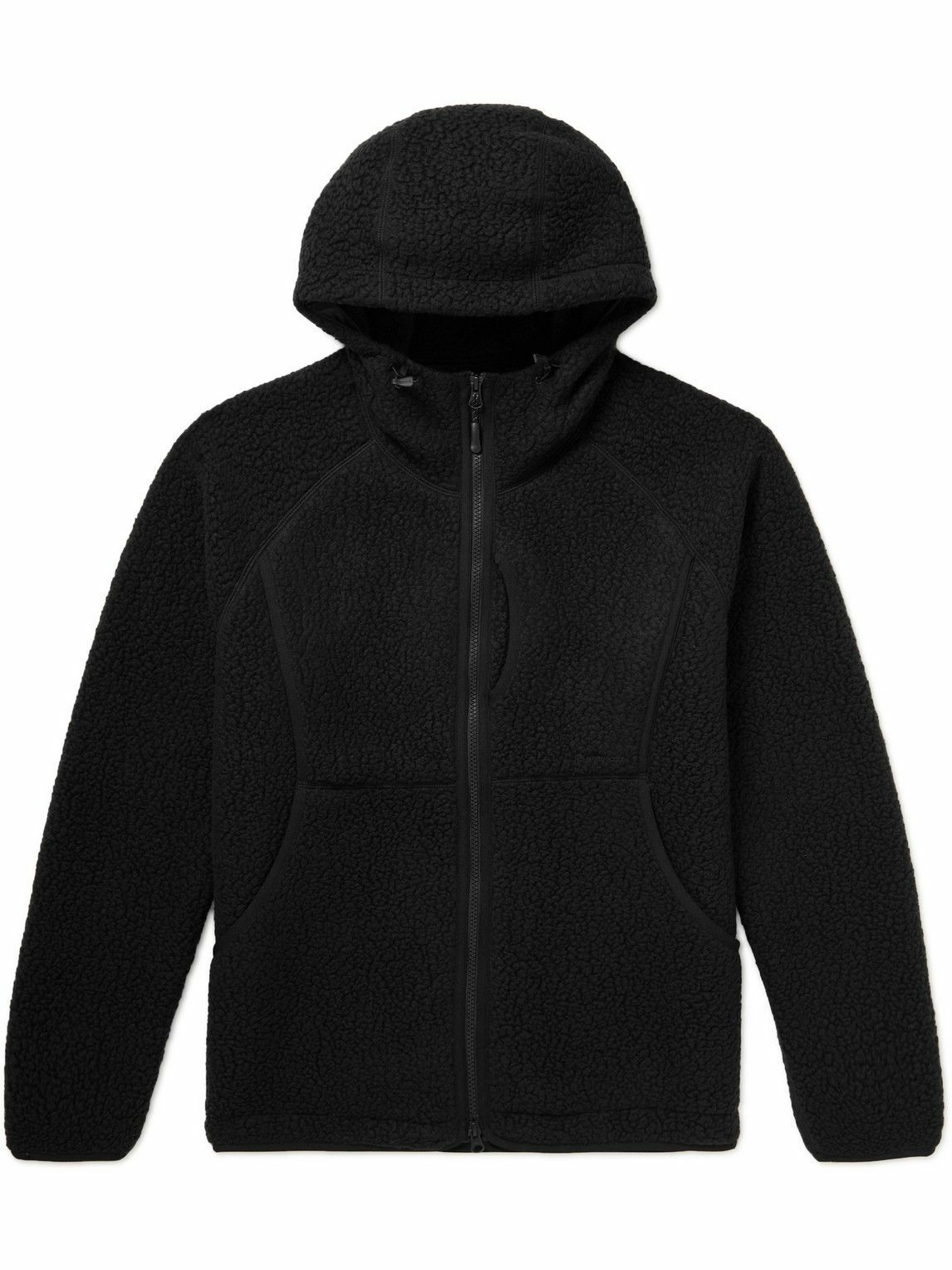 Snow Peak - Polartec® Fleece Hooded Jacket - Black Snow Peak