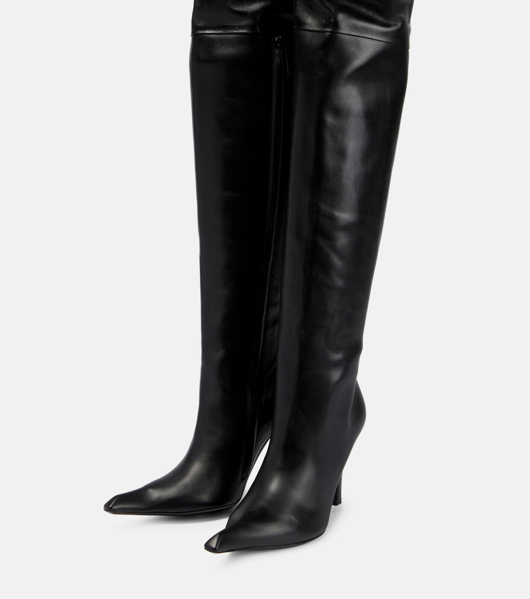 Balenciaga - Over-the-knee leather boots Balenciaga