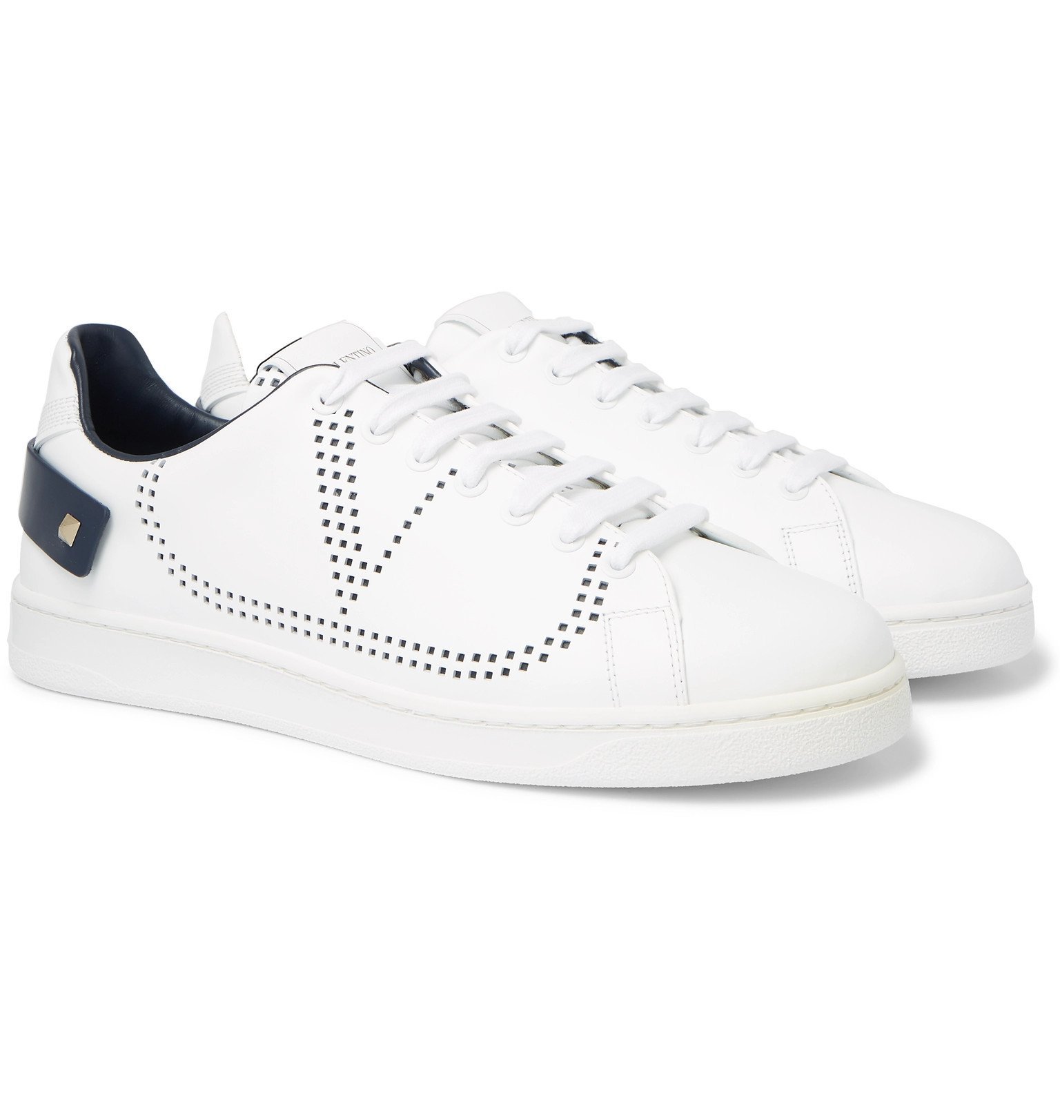 valentino perforated sneakers