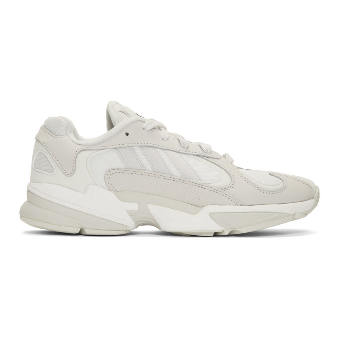 adidas yung 1 og white leather trainers
