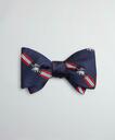 Brooks Brothers Men's Fleece and Flag Bow Tie Shoes | Navy
