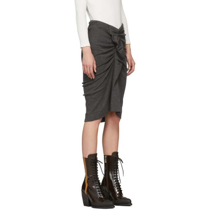 Isabel Marant Etoile Grey Joca Jersey Skirt