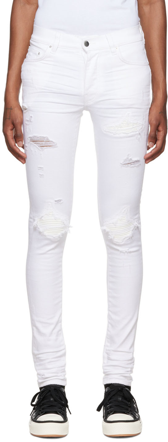 AMIRI White MX1 Jeans Amiri