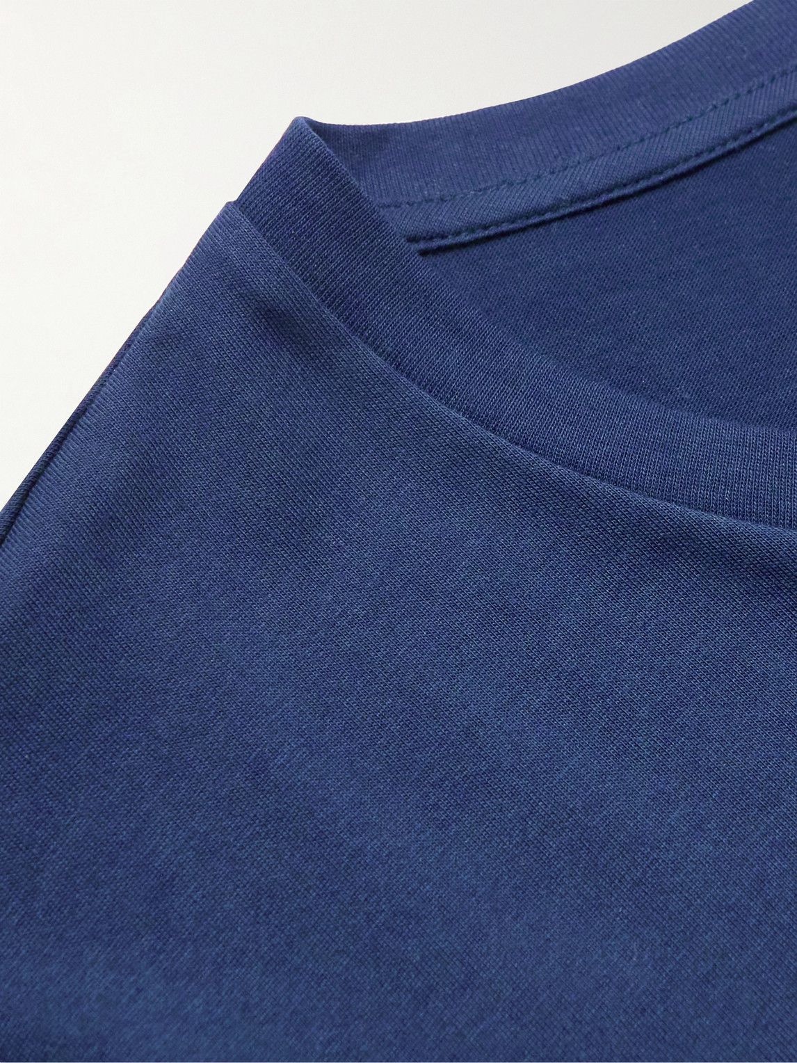 Polo Ralph Lauren - Logo-Print Cotton-Jersey Pyjama T-Shirt - Blue