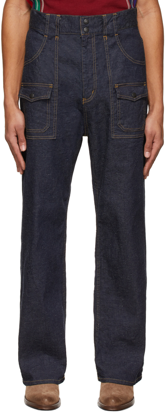 Needles Indigo BootCut Bush Jeans Needles
