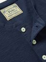 Polo Ralph Lauren - Slim-Fit Logo-Embroidered Waffle-Knit Cotton Henley T-Shirt - Blue