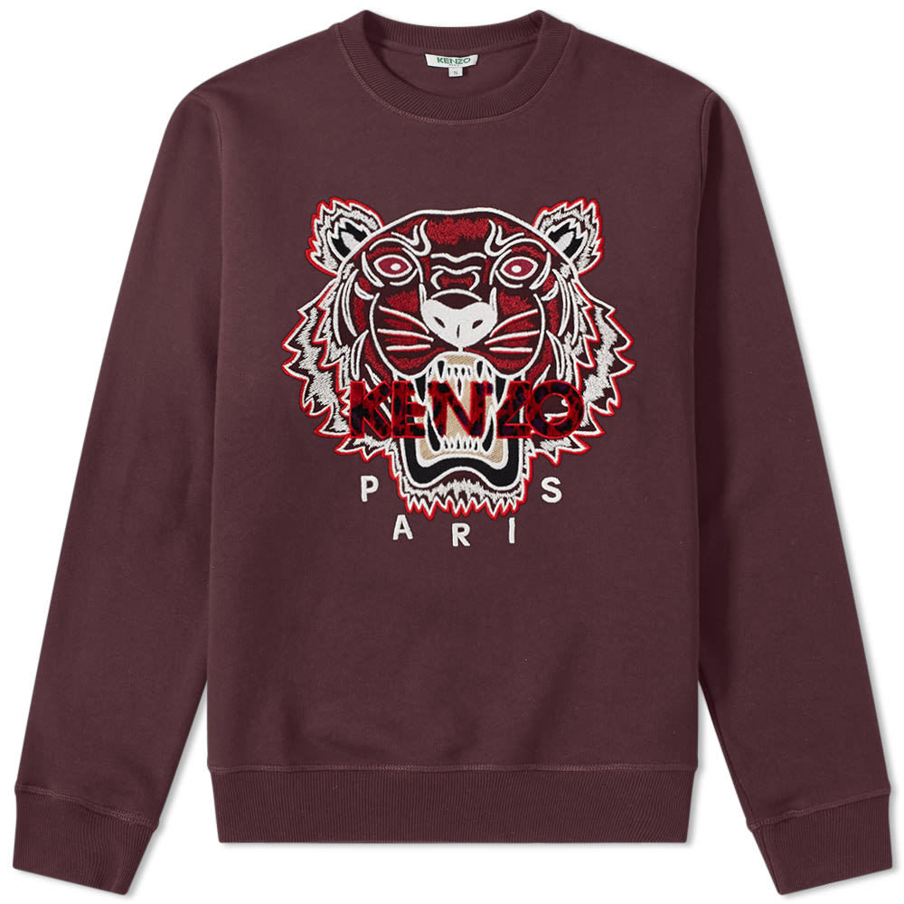 Kenzo Leopard Tiger Embroidered Sweat 