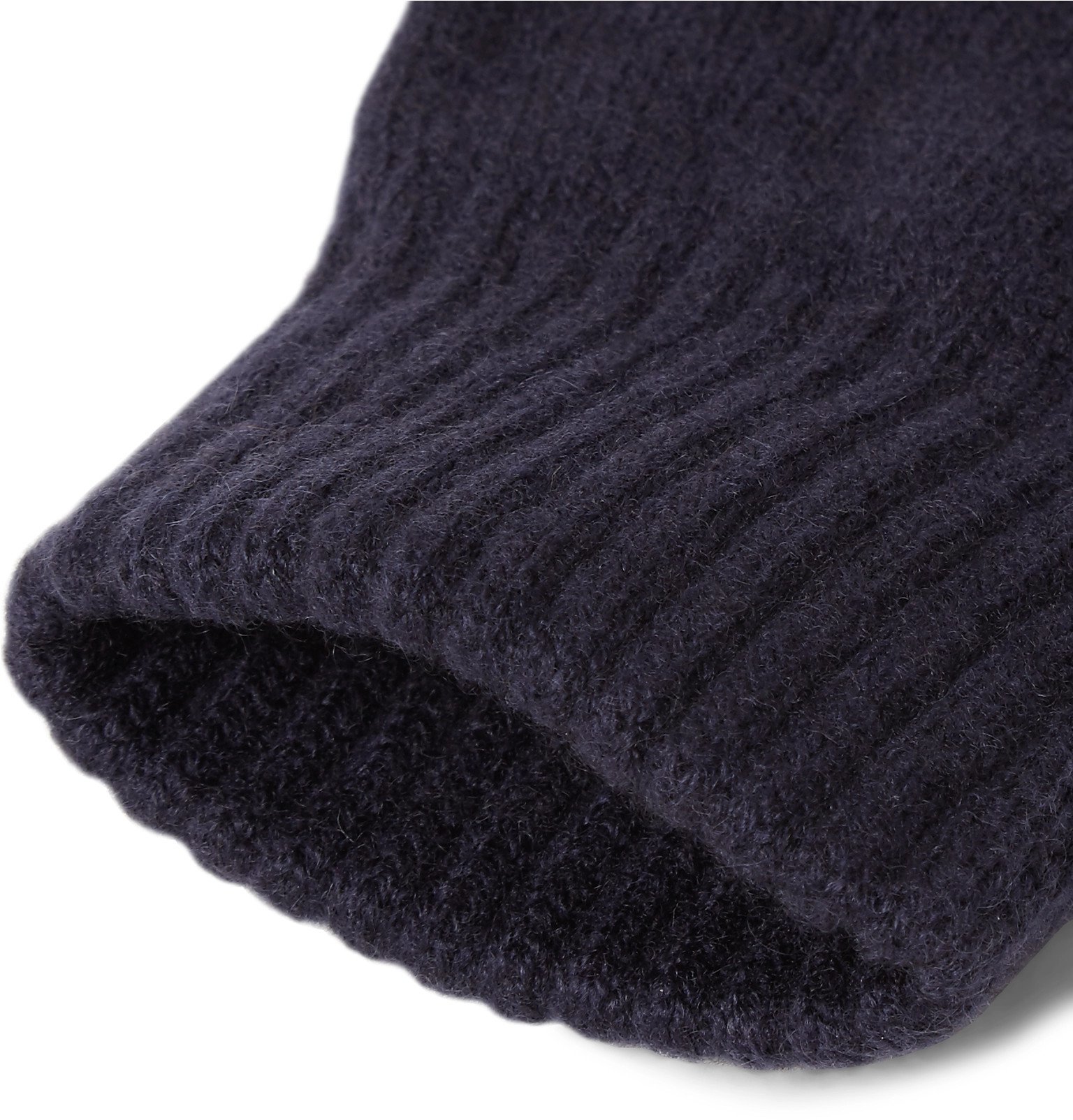 Johnstons of Elgin Cashmere Gloves Blue Johnstons of Elgin