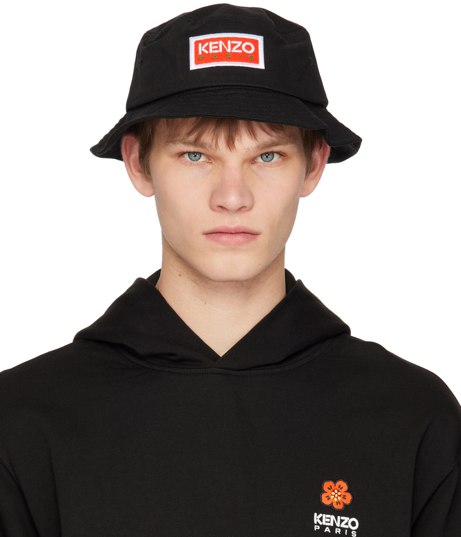 Kenzo Black Kenzo Paris Sun Bucket Hat Kenzo