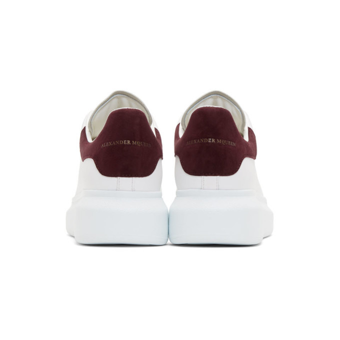 alexander mcqueen maroon sneakers