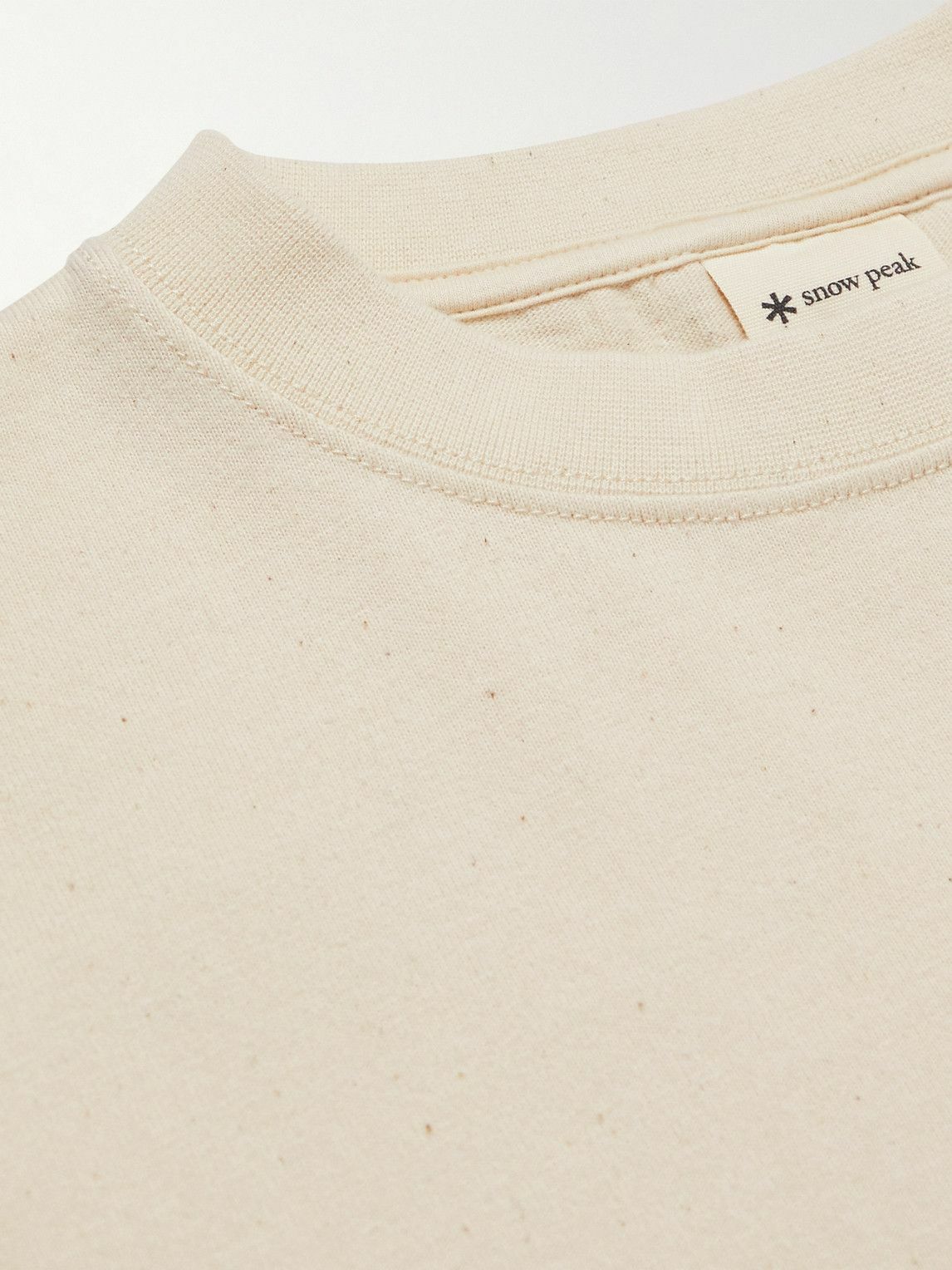 Snow Peak - Recycled Cotton-Jersey T-Shirt - Neutrals Snow Peak