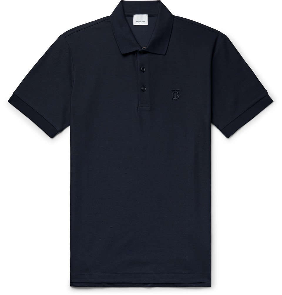 burberry navy polo