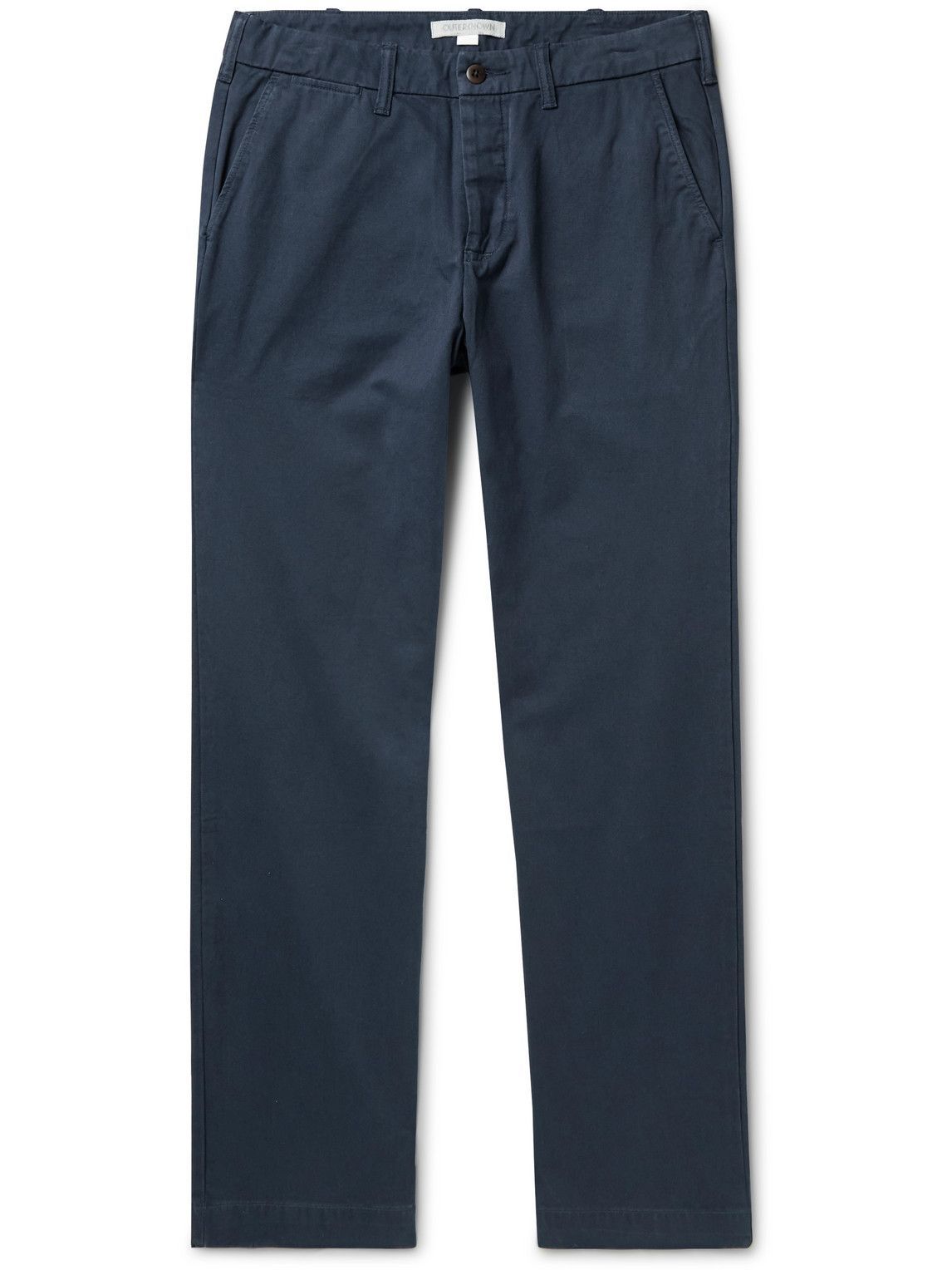 Outerknown - Fort Straight-Leg Organic Cotton-Twill Chinos - Blue ...