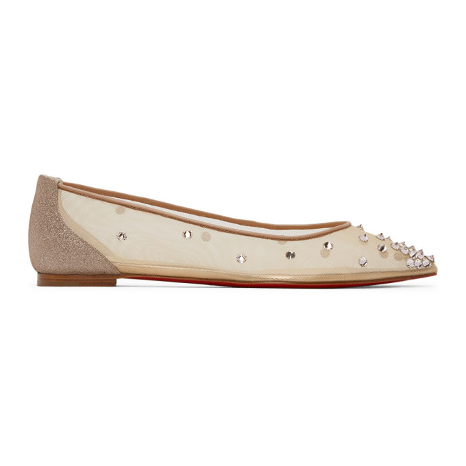 christian louboutin beige flats christian louboutin beige flats