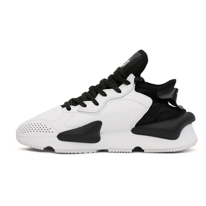 Y-3 Black and White Kaiwa Sneakers Y-3